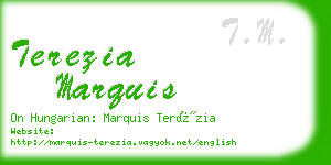 terezia marquis business card